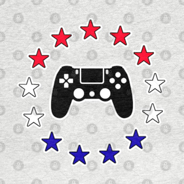 PlayStation Red White Blue by Gamers Gear